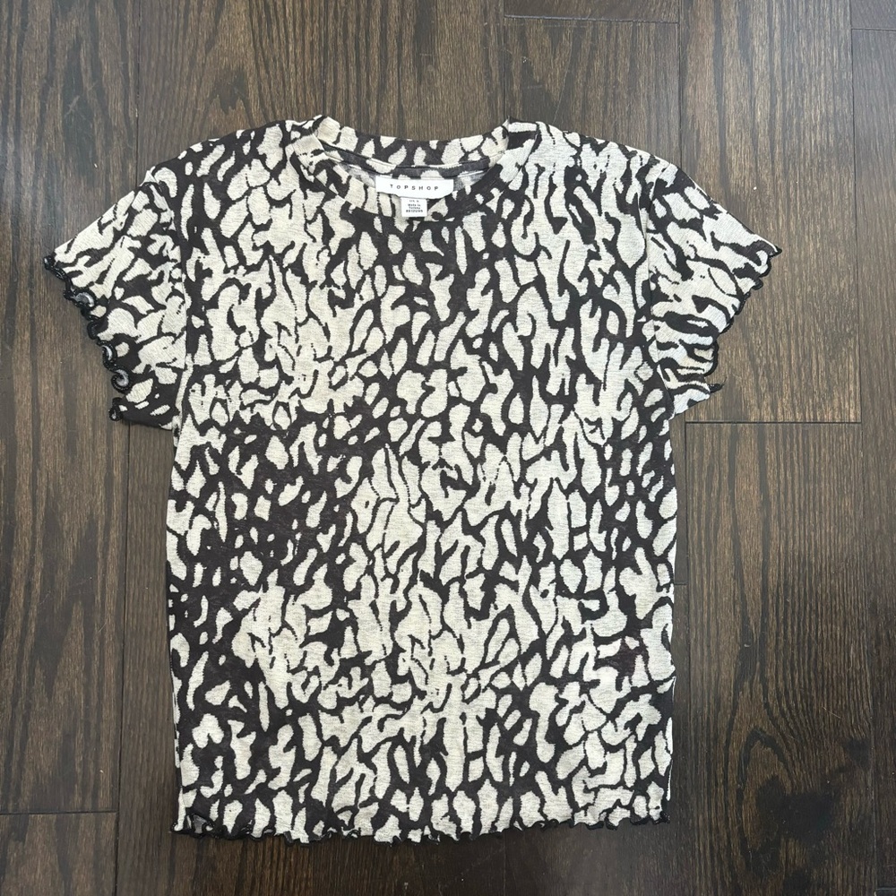 Topshop crop tee